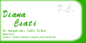 diana csati business card
