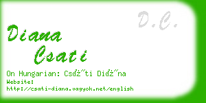 diana csati business card